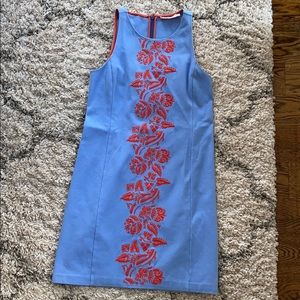 Tory Burch Embroidered Dress Small